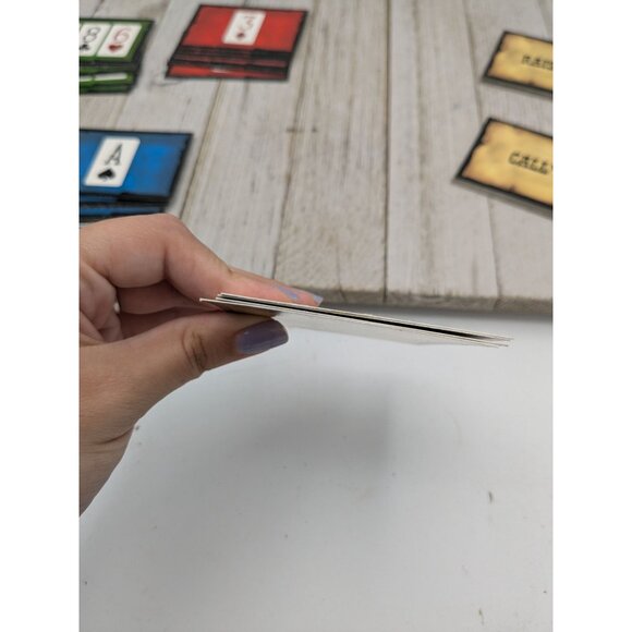 Hold'Em-opoly Poker Ed Game Replacement Cards Call'Em Raise'Em Flop Turn River - Picture 8 of 11